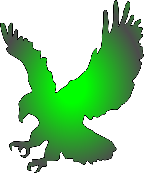 498x598 Falcon Clipart Green