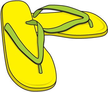 348x296 Clothing Flip Flops Clip Art Clothes Clipart Image 2