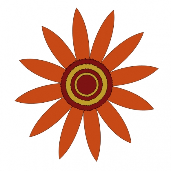 590x590 Clip Art Fall Flowers