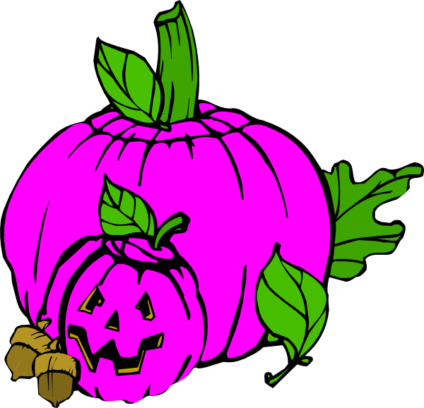 600x578 Pink Pumpkin, Dina, Fall Clip Art