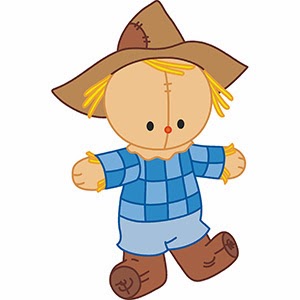 300x300 Cute Scarecrow Clipart Free
