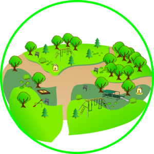 300x300 Homely Ideas Park Clipart Clip Art Panda Free Images Info Black