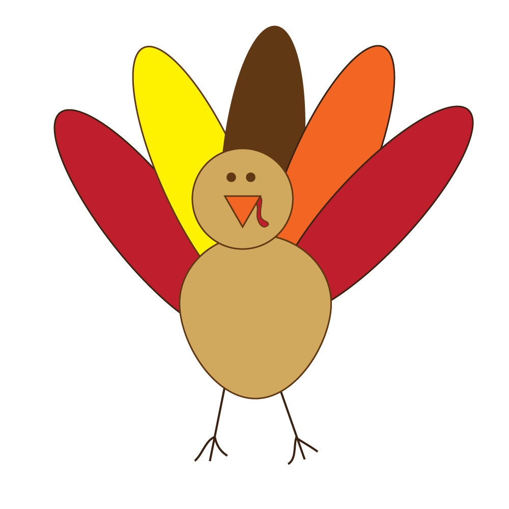 1000x1000 Happy Thanksgiving Turkey Clipart Images Happy Thanksgiving Day