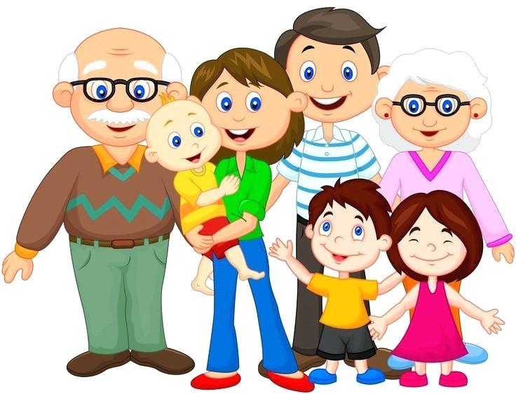 736x562 Families Clip Art Family Illustration Of A Family On A White