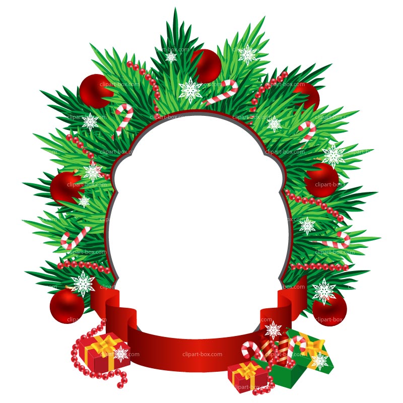 800x800 Christmas Clipart Frames