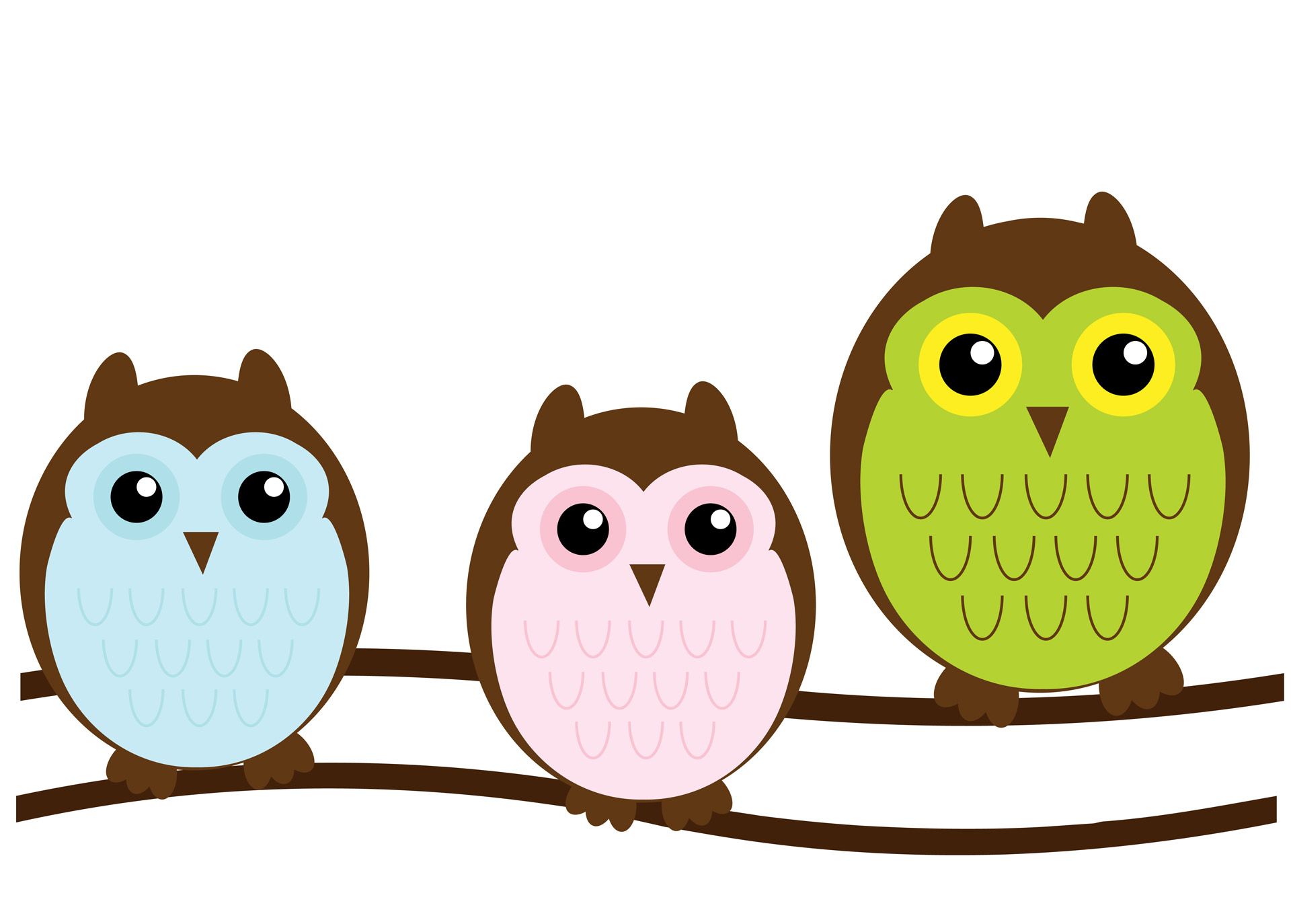 1920x1374 Owl Family Cute Clipart Free Stock Photo Public Domain Pictures