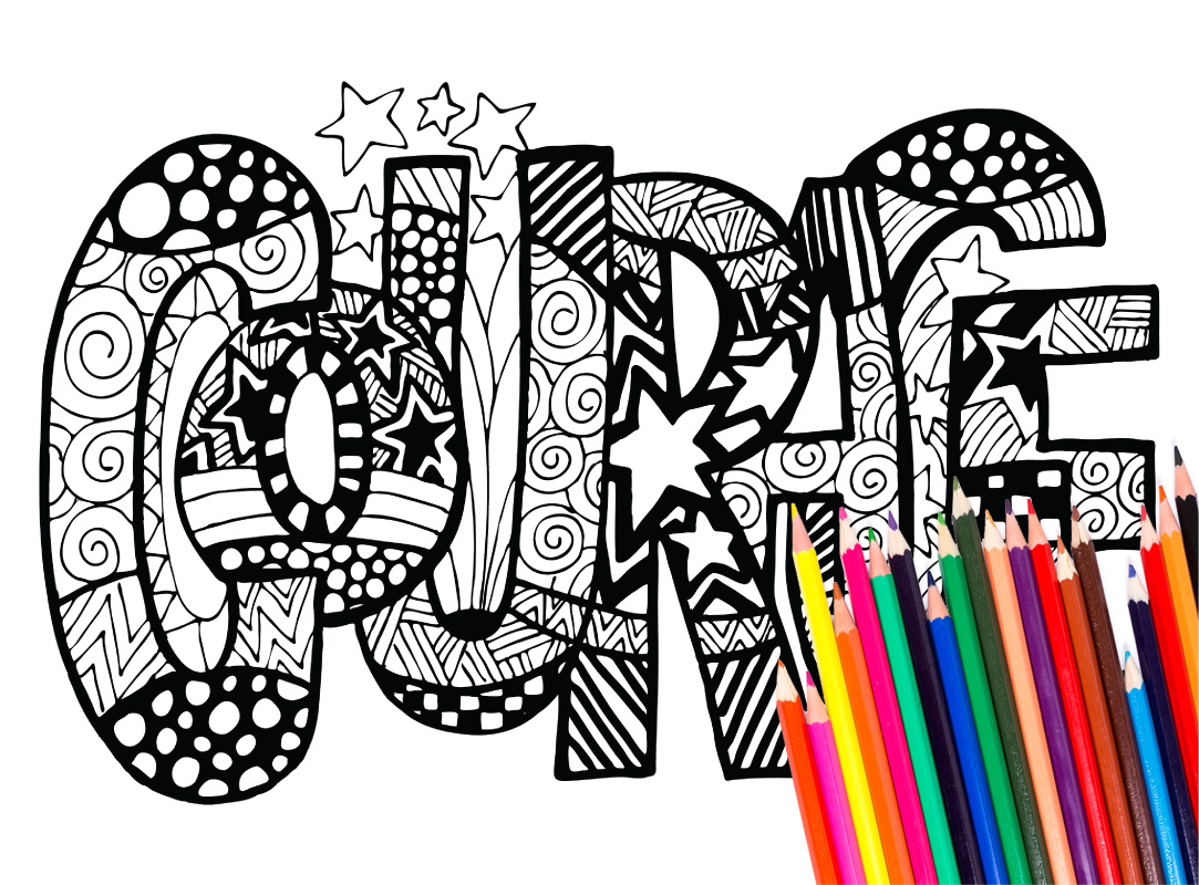 1083x800 Inspirational Word Coloring Pages Sevimlimutfak