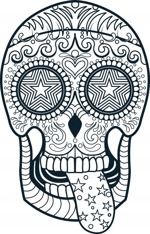 500x777 56 Unique Day Of The Dead Coloring Pages Coloring Pages