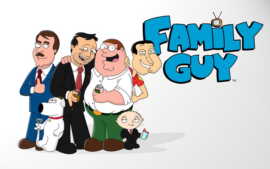 1024x640 Family Guy Seth And The Gang By Vonmatrix5000