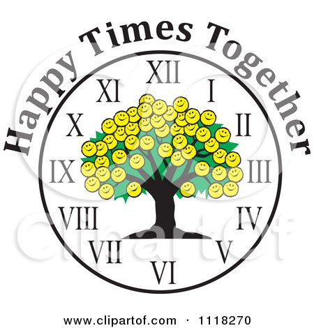 450x470 Clipart Of A Black And White Family Reunion Tree And Uplifted