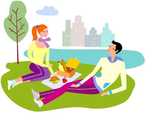 471x366 Family Picnic Clipart