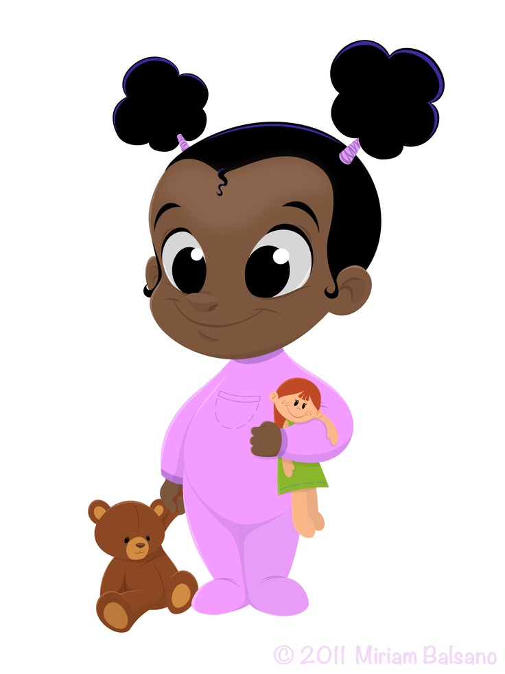736x981 Black Baby Girl Clipart 101 Clip Art