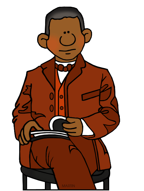 488x648 United States Clip Art By Phillip Martin, Famous People