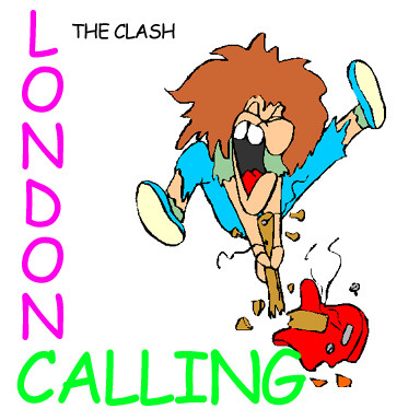 384x384 Famous Album Covers Recreated With Clip Art