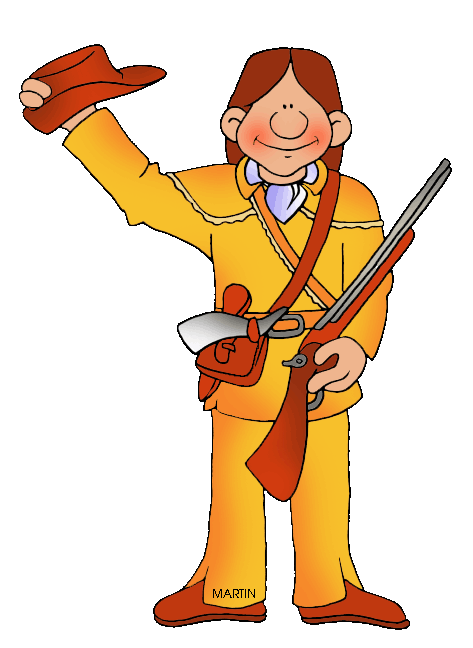 473x648 Occupations Clip Art By Phillip Martin, Davy Crockett