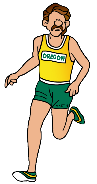 341x648 Sports Clip Art By Phillip Martin, Steve Prefontaine