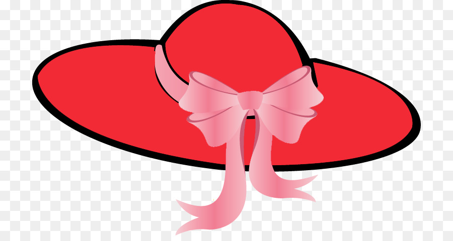 900x480 Red Hat Society Sun Hat Woman Clip Art