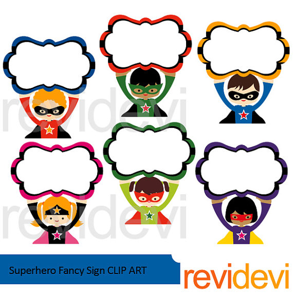 570x570 Superhero Clipart Superhero Fancy Sign Clip Art, Cute