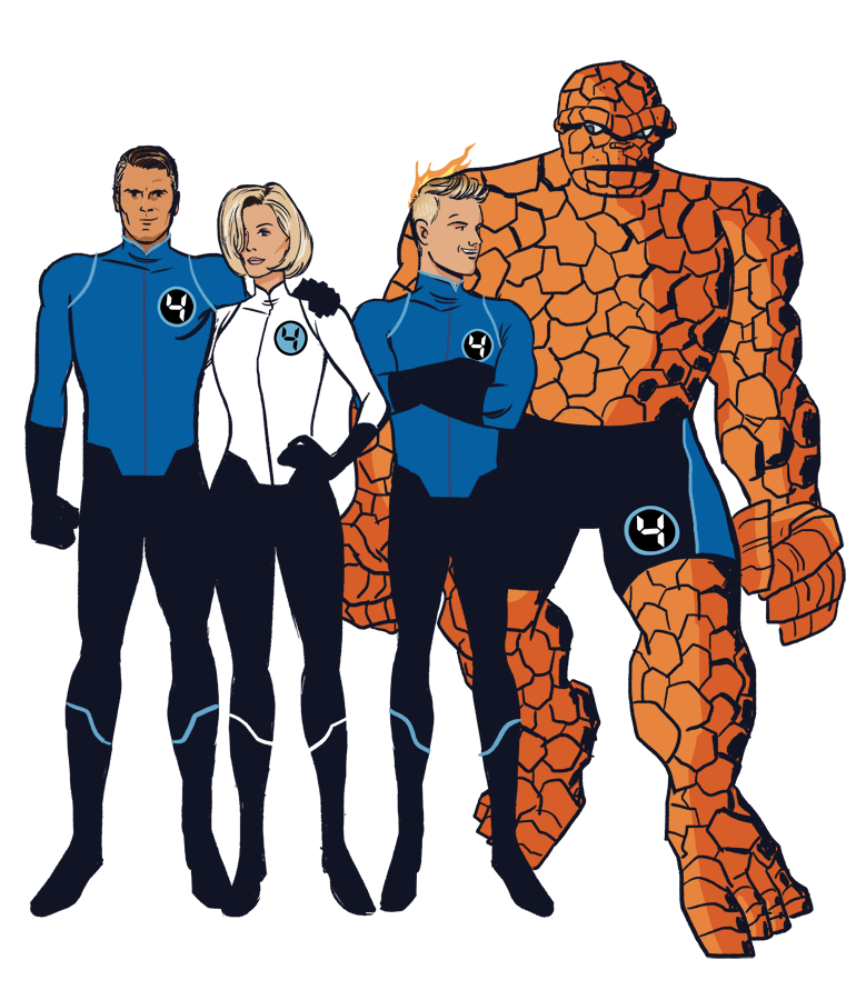 Fantastic Four Clipart at GetDrawings | Free download