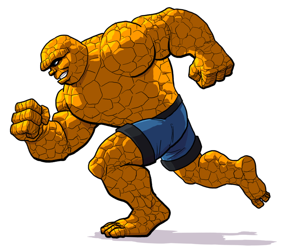 952x839 The Great Marvel Race The Thing By Genekelly