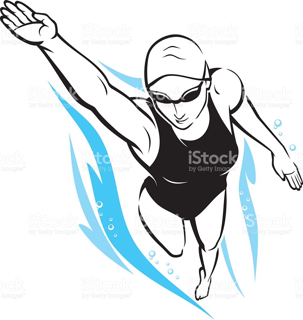 969x1024 Breaststroke Clipart