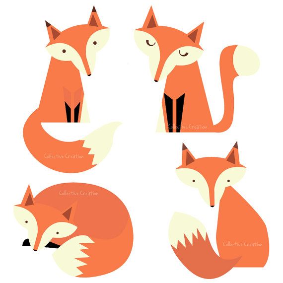 570x570 Fox Clipart Familial