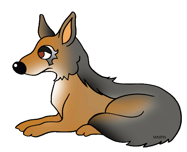 648x528 Jackal Clipart
