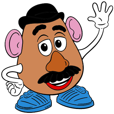 383x384 Collection Of Mr Potato Head Parts Clipart High Quality