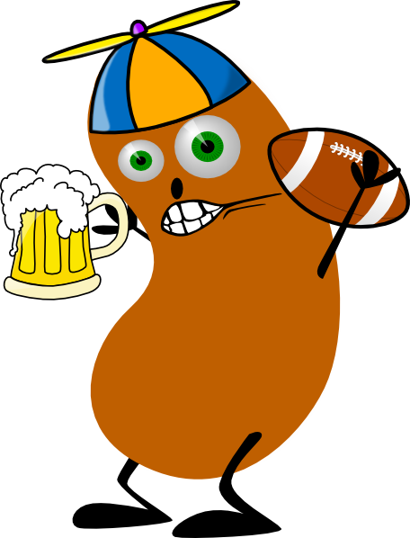 456x598 Fantasy Football Bean Clip Art