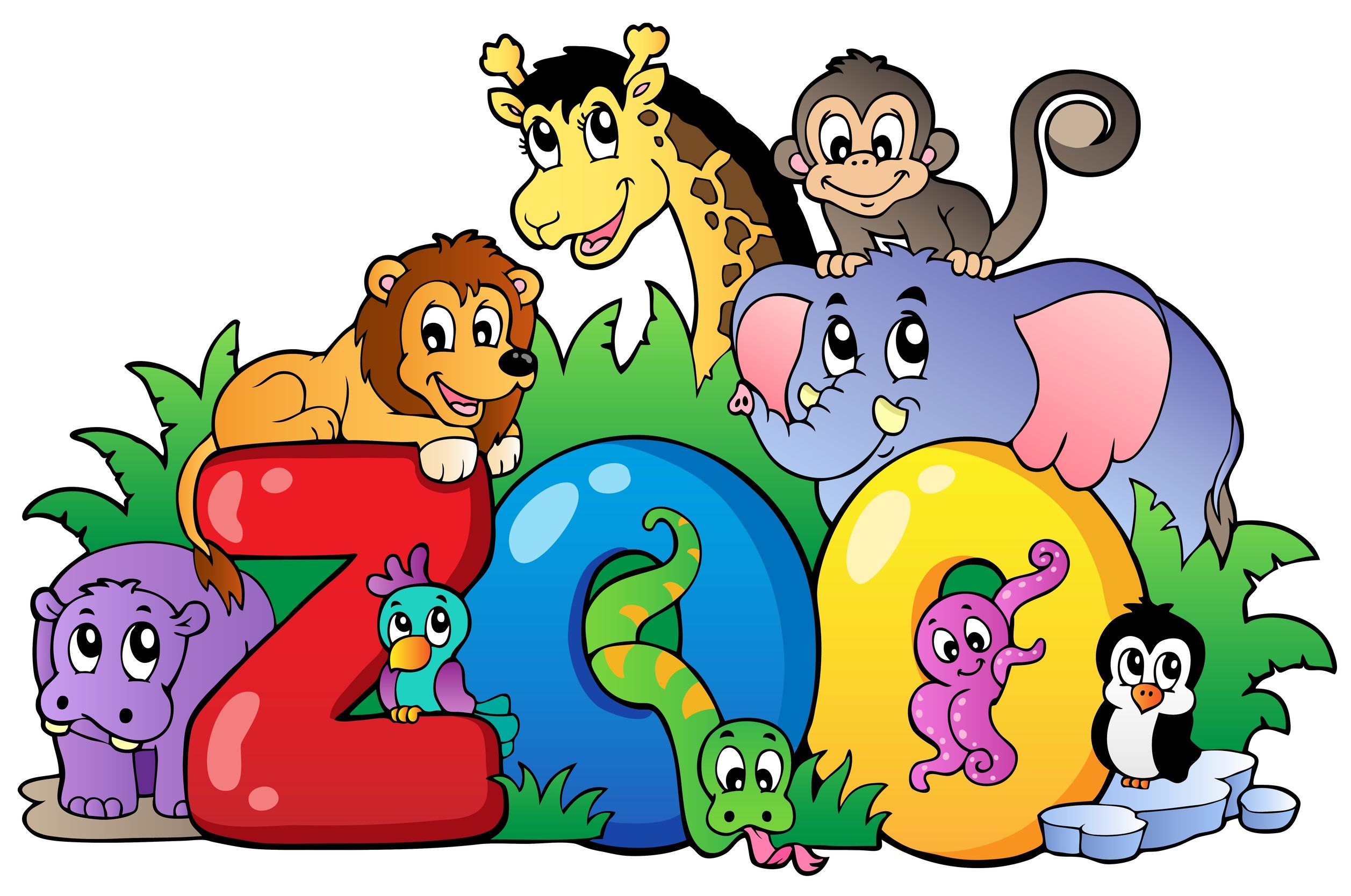 2514x1668 Petting Zoo Animals Clipart