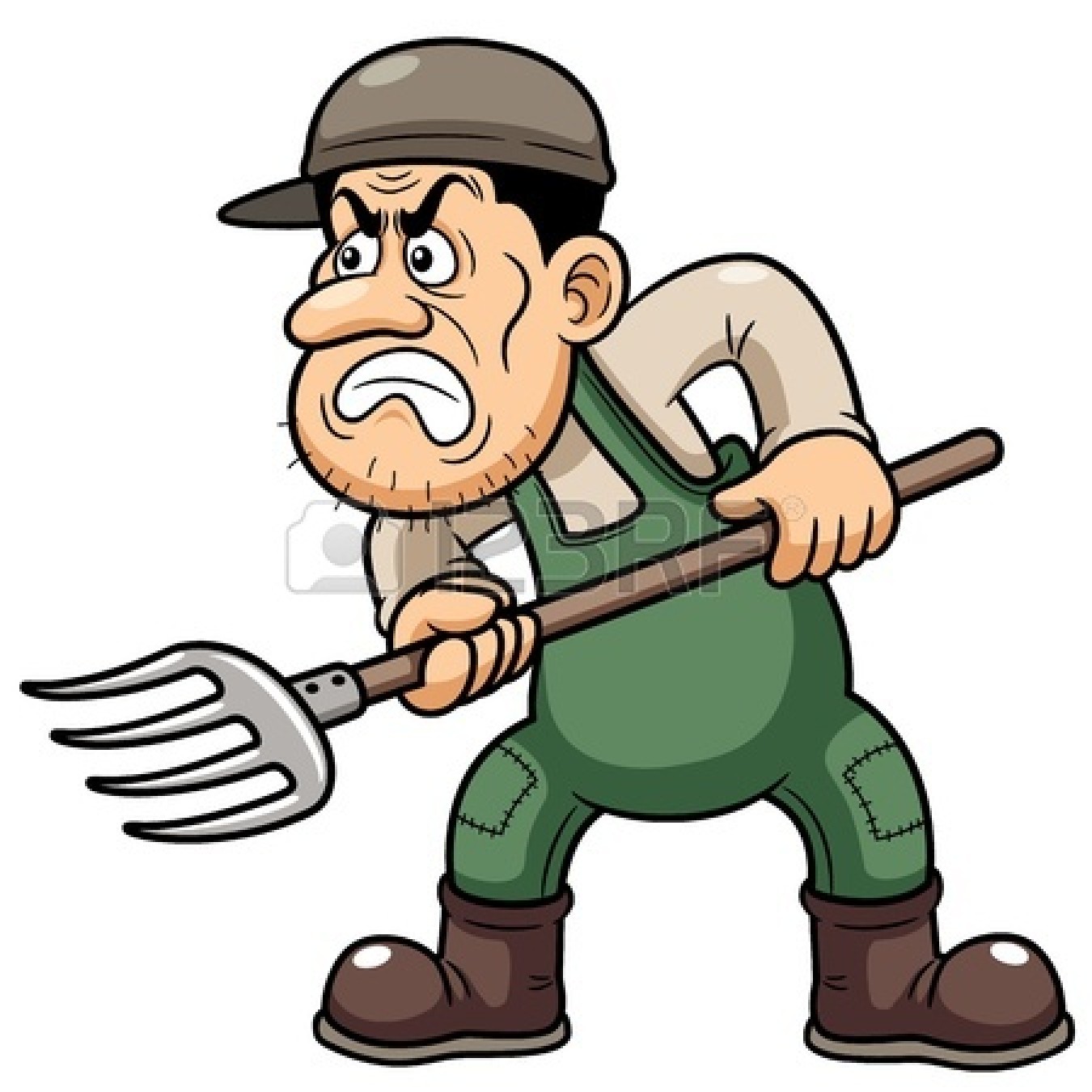 1350x1350 Cartoon Farmer Clipart