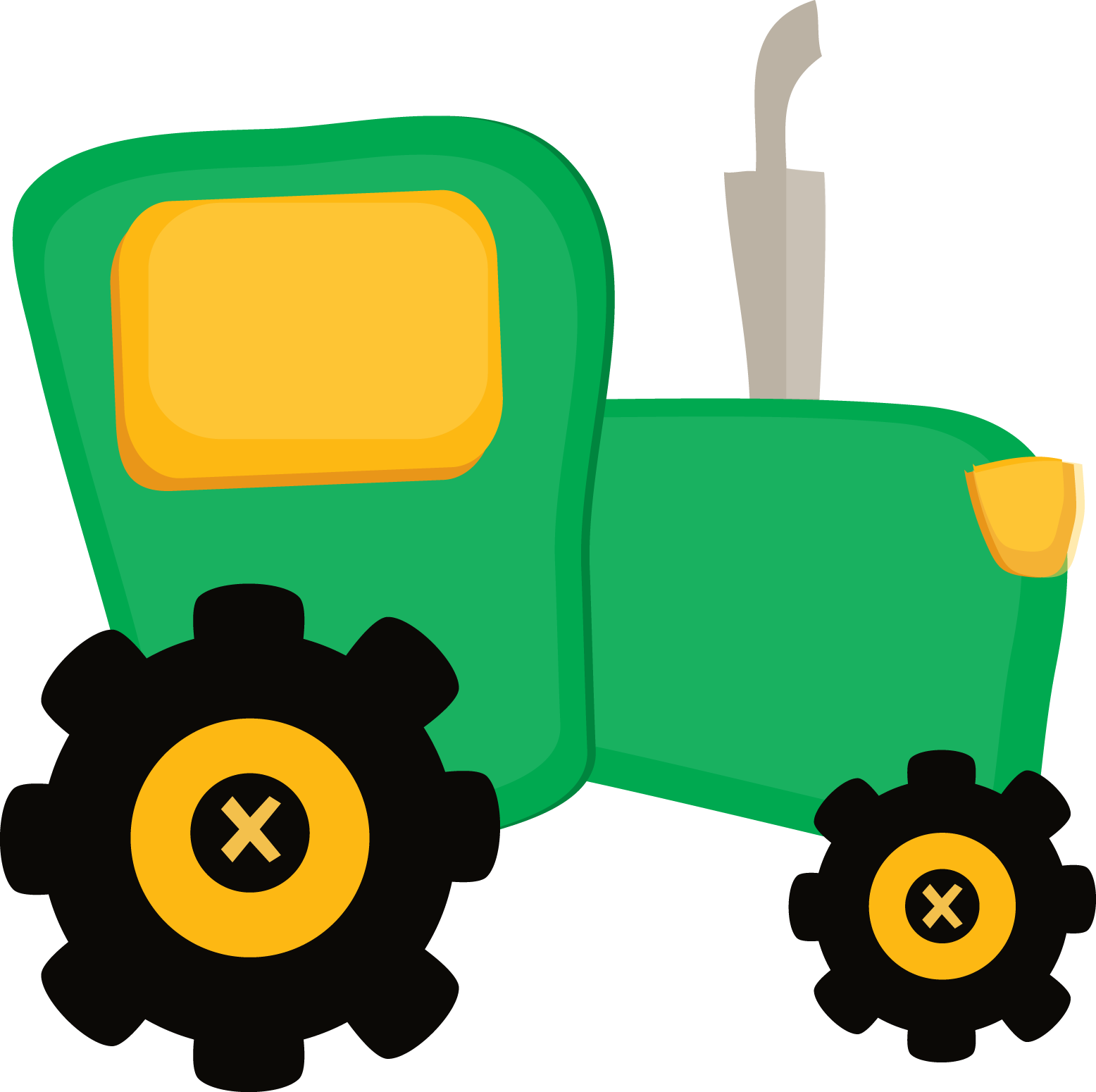 1556x1550 Clipart Tractor