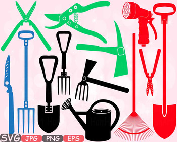 350x280 Garden Tools Clipart Agriculture Farm Equipment Nature Svg Spring