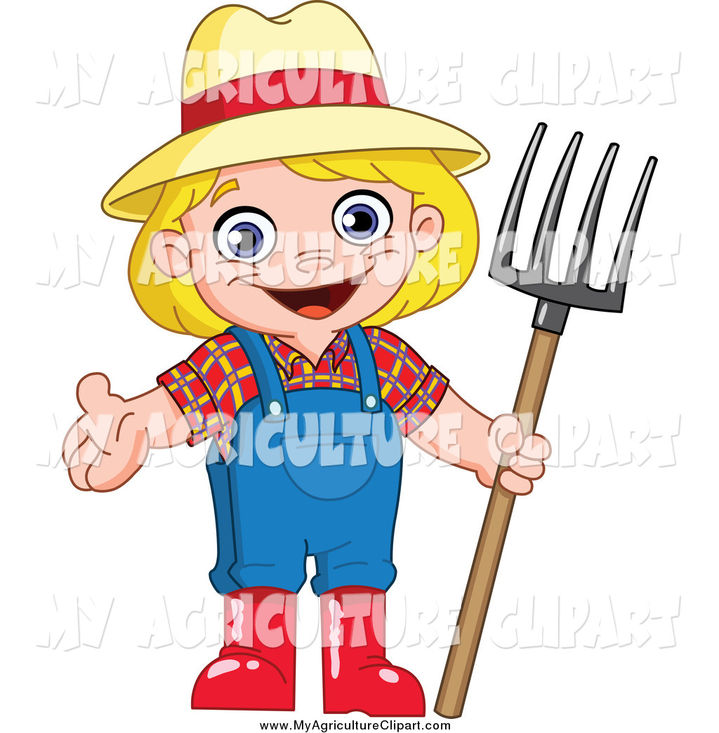 1024x1044 Cartoon Girl Farmer Clipart