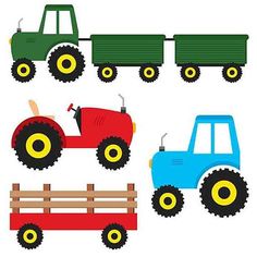 236x236 Clipart Of Farmall Tractor Cartoon. 375298 Royalty Free
