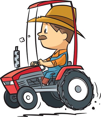 387x446 Farmer On A Tractor Fahrzeuge Tractor And Project