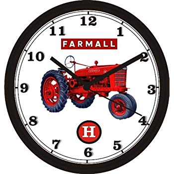 350x350 Farmall H Tractor Wall Clock Free Usa Ship Home