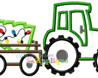 340x270 Tractor With Trees Etsy
