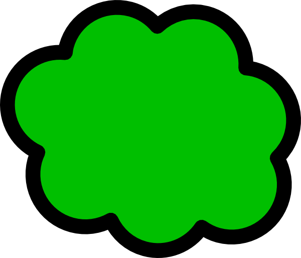 600x514 Green Fart Cloud Clip Art