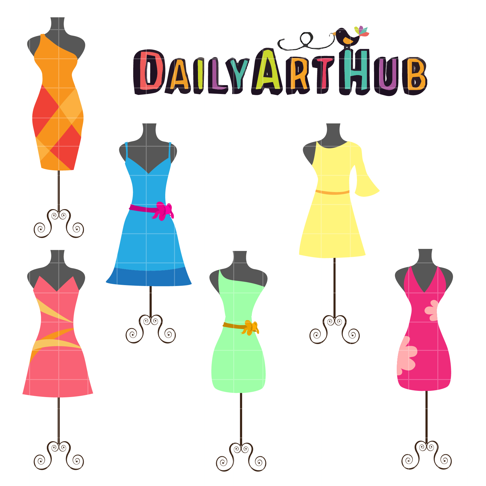 1650x1650 Fashion Clothes Clipart