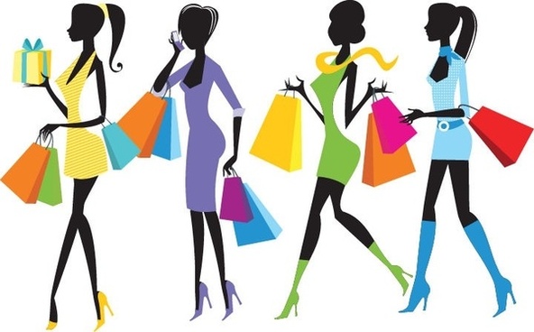 592x368 Fashion Shopping Girls Clip Art Free Vector Download (216,226 Free