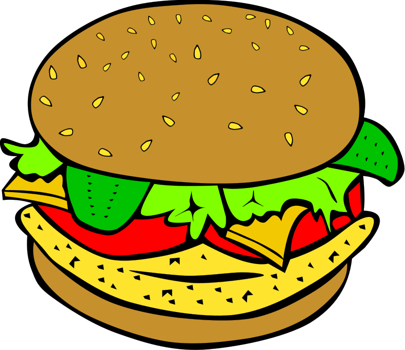 800x692 Fast Food Clip Art