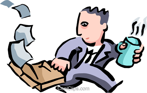 480x305 Businessfast Paced Royalty Free Vector Clip Art Illustration