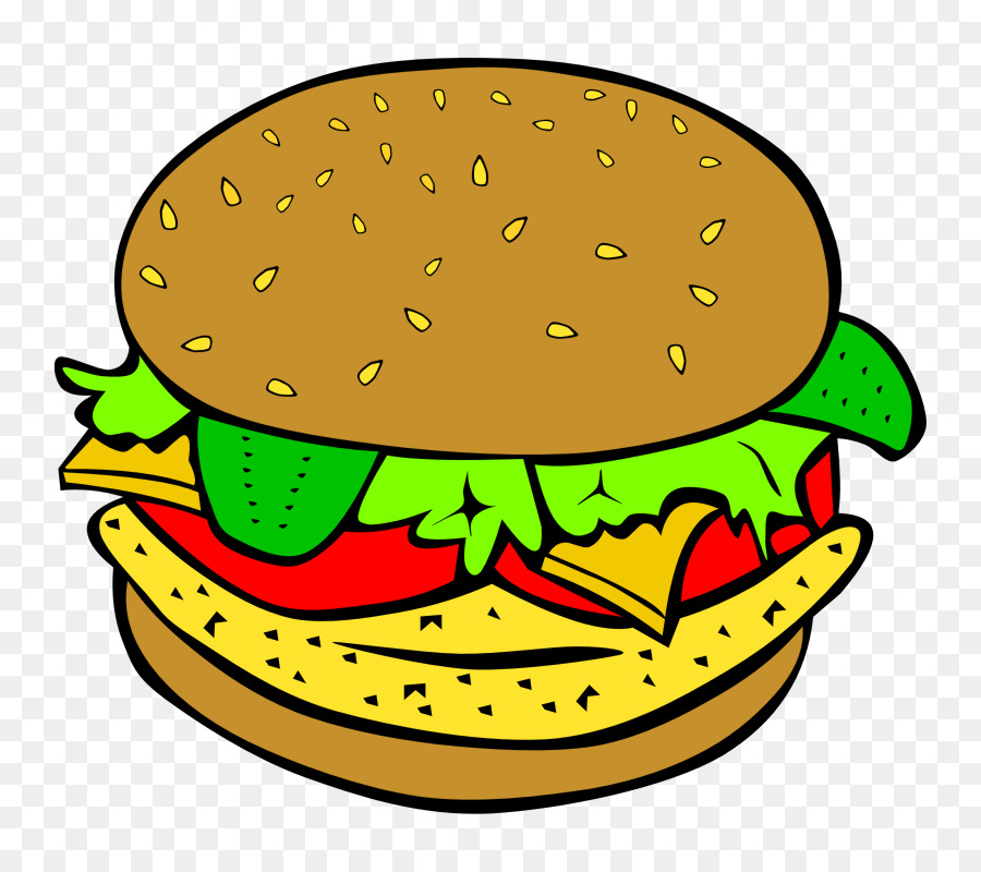 900x800 Junk Food Hamburger Fast Food Cheeseburger Clip Art