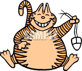 350x303 Fat Cat Images Clip Art