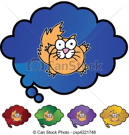 450x470 Fat Cat Vector