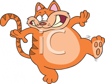 350x281 Funny Fat Cat Clip Art Funny Animal