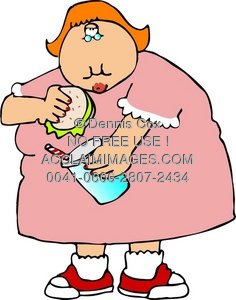 236x300 Clipart Illustration Fat Girl