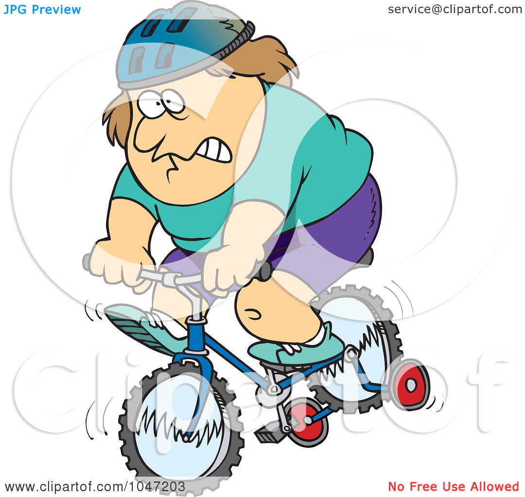 1080x1024 Fat Man Bike Clipart