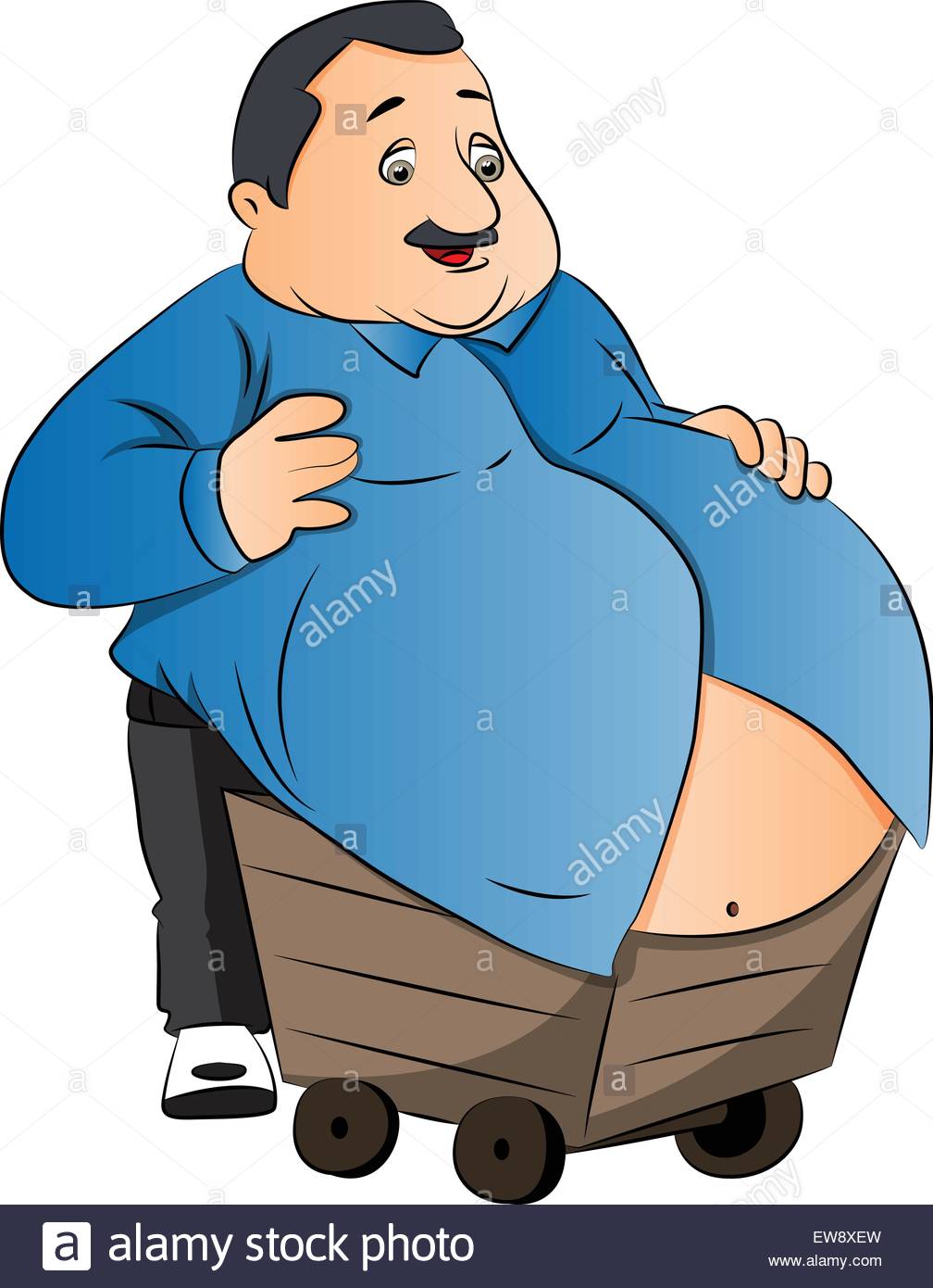 1008x1390 Obese Man Stock Vector Images